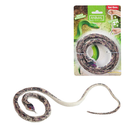 Toi-toys mondo animale serpente realistico estensibile 60 cm 8 assortiti