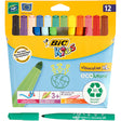 Bic https: www.cchobby.nl -visa-color-marker-line-thickness-3-mm-various-colors-12-piece-1-box