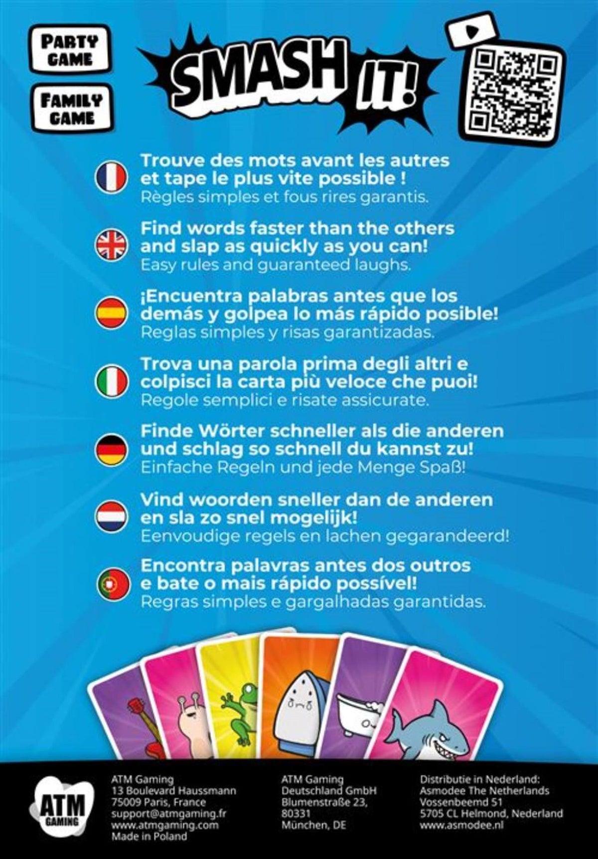 Asmodee spaccalo! gioco di carte (versione nl)