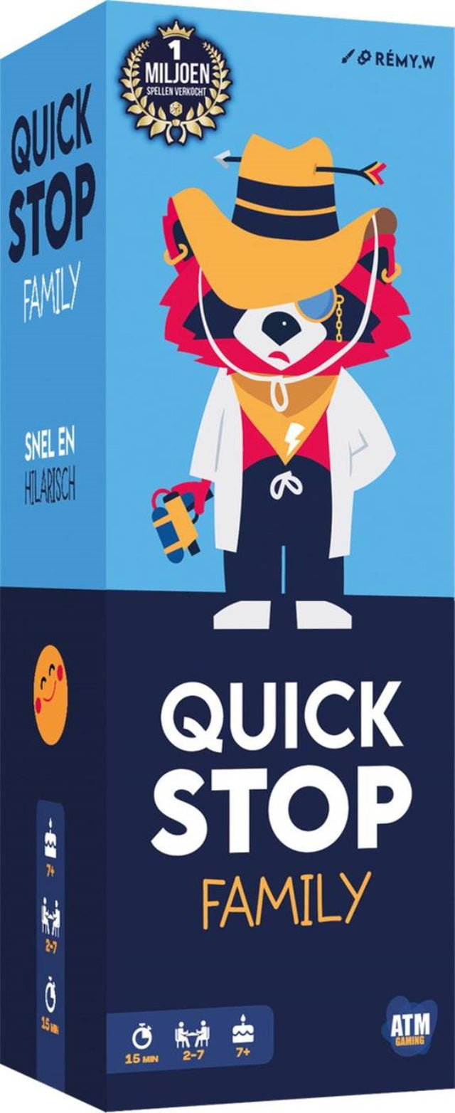 Asmodee Quickstop Family Gioco di carte veloce (versione nl)
