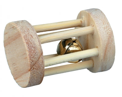 Rullo da gioco in legno Trixie con campanello