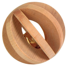 Trixie palla in legno con campanello