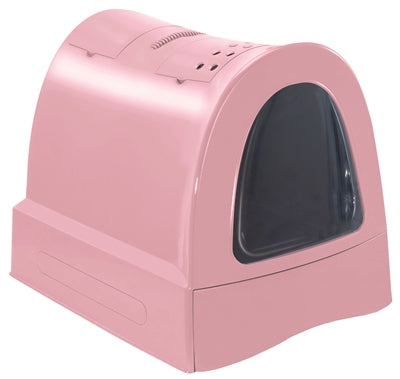 IMac Kattenbak Zuma con cassetto rosa