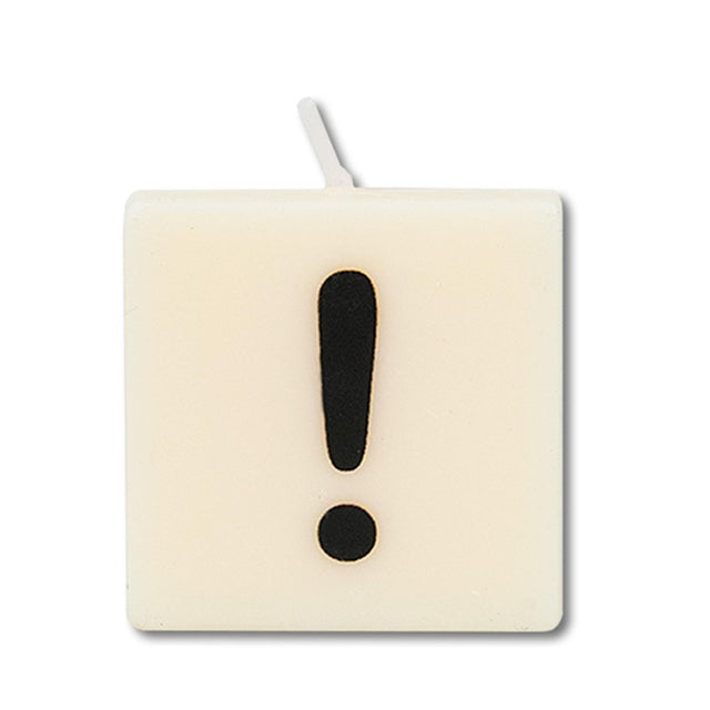 Lettera simbolo candela Paperdreams!, set da 4