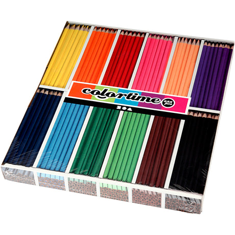 Azienda creativa https: www.cchobby.nl colortime-matite-colorate-l-17-45-cm-riempimento-3-mm-vari-colori-12x24-pezzi-288-pezzi-1-scatola