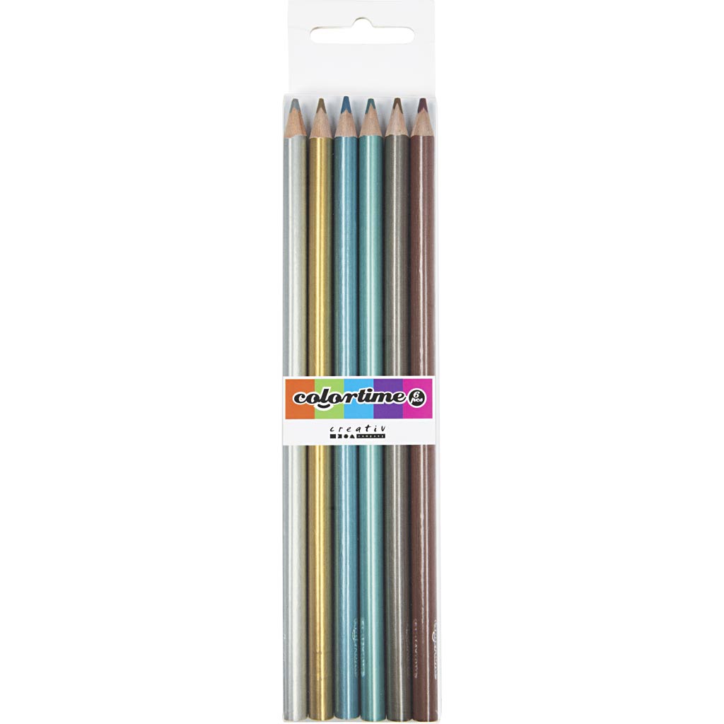 Https: www.cchobby.nl colortime-matite-colorate-l-17-45-cm-ricarica-3-mm-colori-metallici-6-pezzi-1-scatola