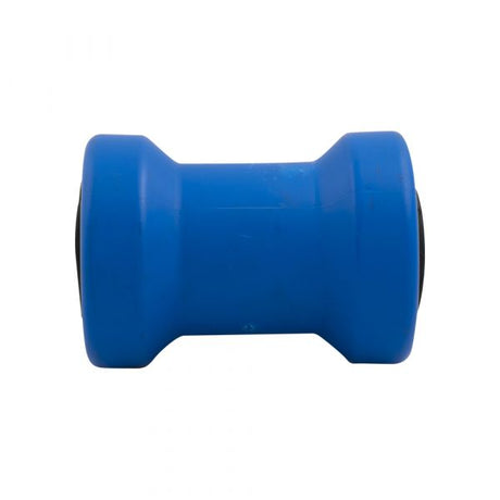 Rullo per chiglia barca blu 132x70, asse 20 mm.