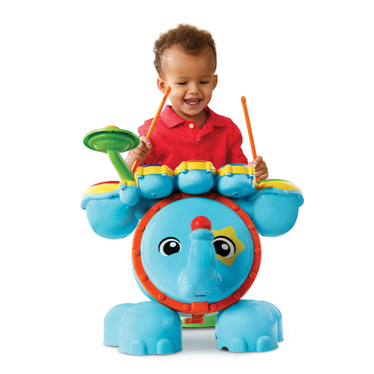 Set di batteria in pelle Vtech Rock - giocattoli educativi per bambini - suoni e giochi - strumento musicale per bambini