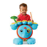 Set di batteria in pelle Vtech Rock - giocattoli educativi per bambini - suoni e giochi - strumento musicale per bambini