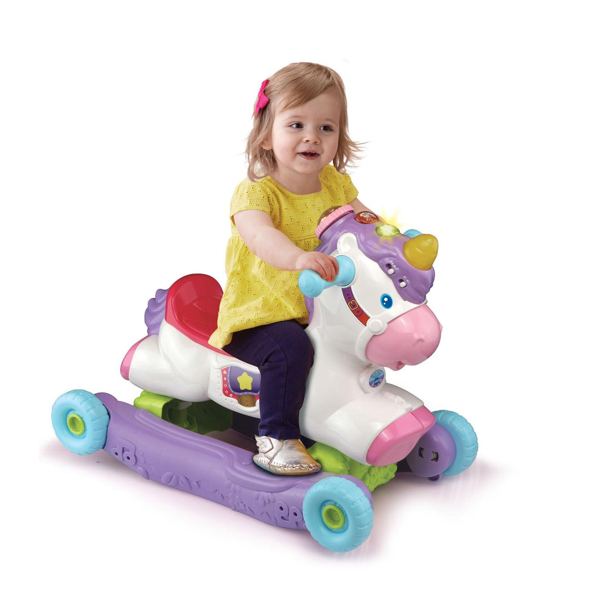 Vtech bump and play unicorno - giocattoli interattivi per bambini - apprendimento musicale - da 1 a 4 anni