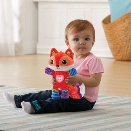 Peluche Vtech Animal Friends volpe - centro attività interattivo - giocattoli educativi per bambini - regalo - da 0 a 3 anni
