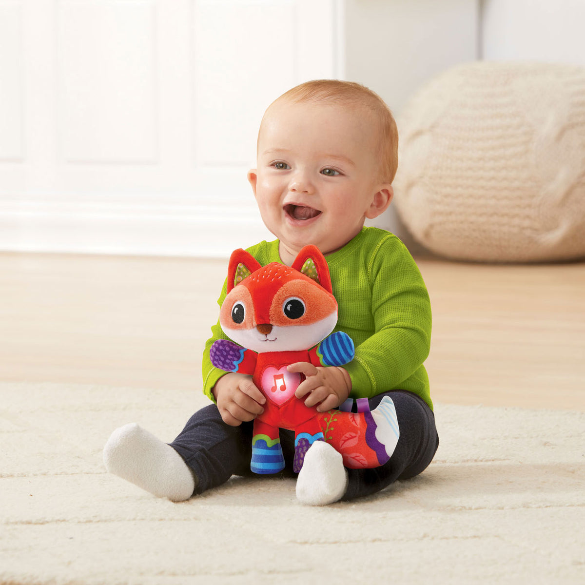Peluche Vtech Animal Friends volpe - centro attività interattivo - giocattoli educativi per bambini - regalo - da 0 a 3 anni