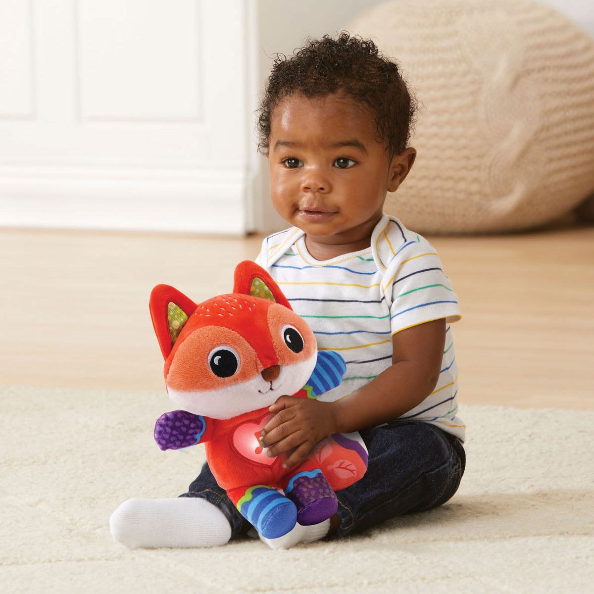 Peluche Vtech Animal Friends volpe - centro attività interattivo - giocattoli educativi per bambini - regalo - da 0 a 3 anni
