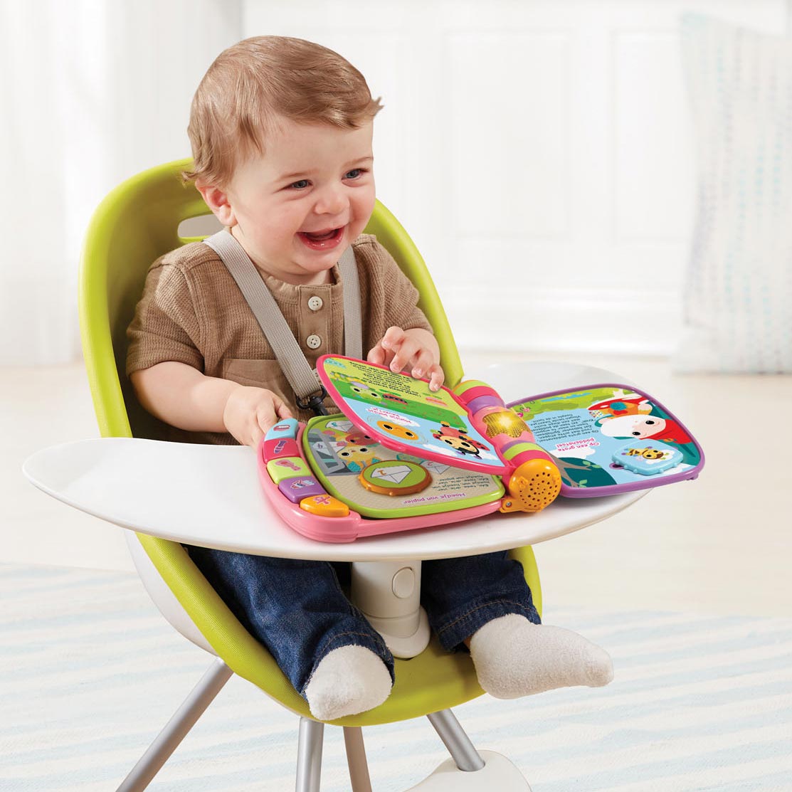 Libro di canzoni degli amici degli animali Vtech rosa