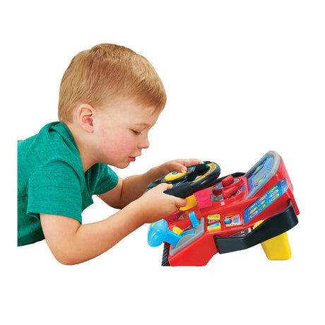 Vtech drive learn racer volante da corsa centro attività – giocattolo educativo interattivo – tabellone attività – regalo – giocattoli per bambini 3 anni