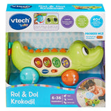 Vtech cuccioli di coccodrillo - giocattoli educativi per bambini - rullo di attività con effetti luminosi e sonori - regalo - a partire da 6 mesi