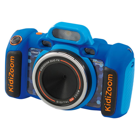 Vtech kidizoom duo fx fotocamera per bambini - giocattoli interattivi - scatta foto e video - giocattoli da 4 anni - blu