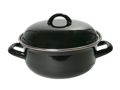 Padella da cucina Imperial - smalto - 26 cm - nero