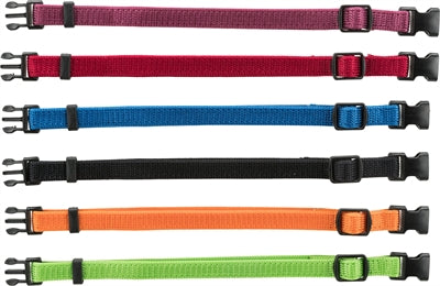Trixie set collare per cucciolo nero rosso blu mela papaya orchidea
