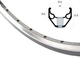Rigida Velg 28 (622) ZAC-2000 14 Silver (affilato)