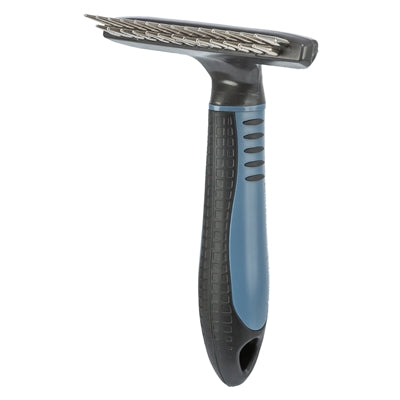 Trixie pettine in metallo per capelli lunghi a denti doppi
