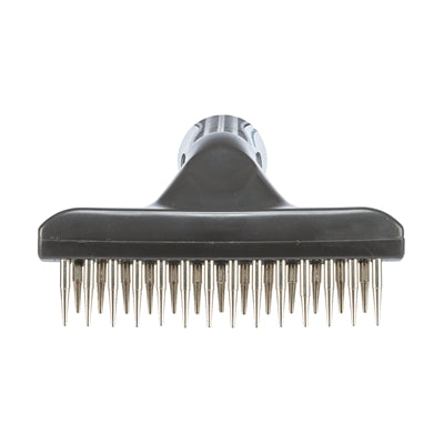Trixie pettine in metallo per capelli lunghi a denti doppi