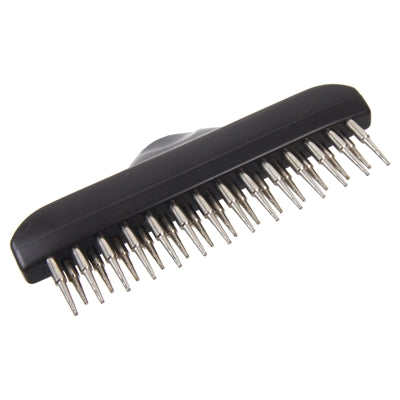 Trixie pettine in metallo per capelli lunghi a denti doppi