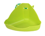 Toiletta dell'angolo EBI per gabbie con ganci assorchi