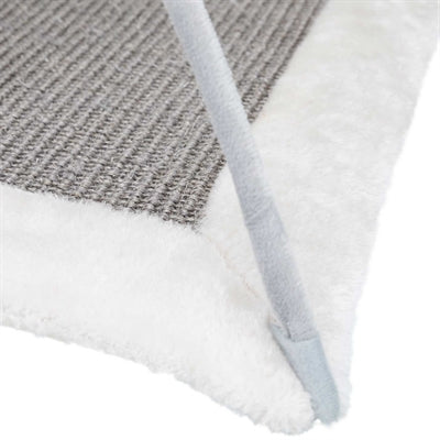Trixie tappetino tiragraffi con giocattoli su corda, grigio