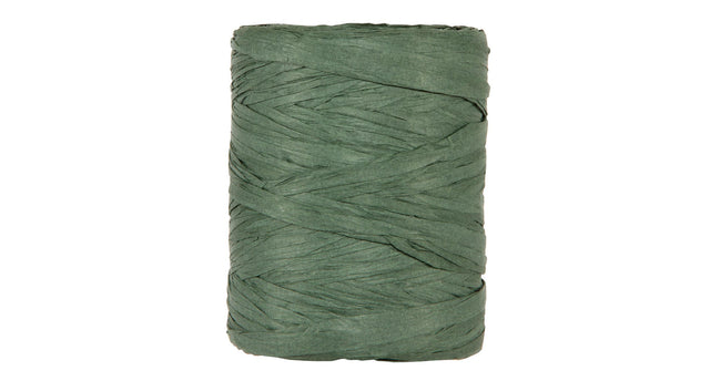 Papier raffia 5-8mm 100mtr dark green