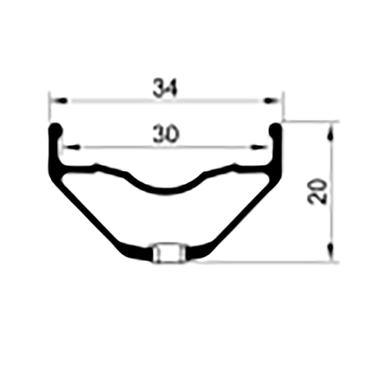 Ruota anteriore Abi 4.30 e-mtb boost