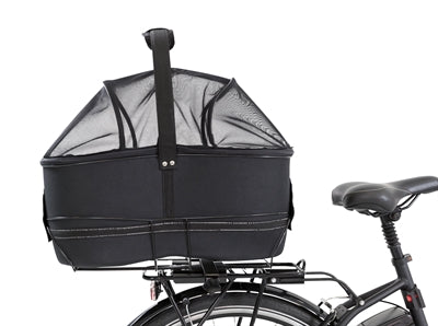 Trixie portapacchi per cestino da bicicletta largo nero