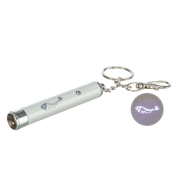 Il giocattolo laser puntatore LED Trixie cattura la luce