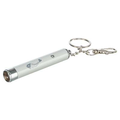 Il giocattolo laser puntatore LED Trixie cattura la luce