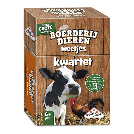 Giochi di identità Farm Animals Facts Quartet