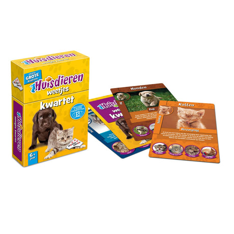 Quartetto di fatti sui giochi di identità sugli animali domestici