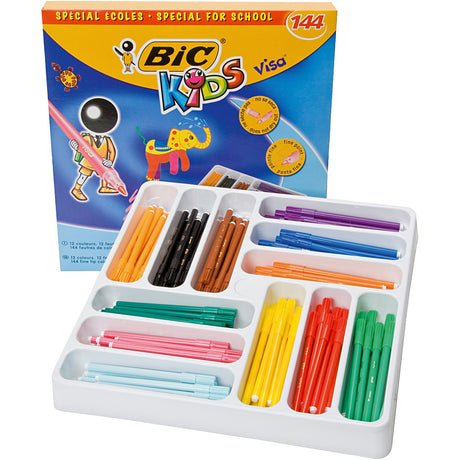 Bic https: www.cchobby.nl -visa-fine-tip-line-thickness-0-7-mm-various-colors-12x12-piece-144-piece-1-box