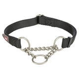Trixie collare per cani premium collare semi-scivolante nero