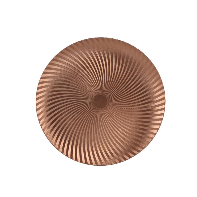 Piatto fondo Decoris brandy ø33xh1,5cm