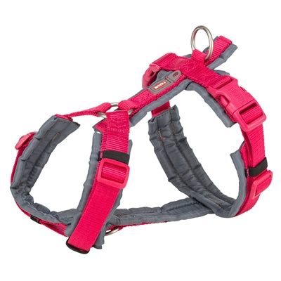 Trixie pettorina per cani premium trekking grigio fucsia