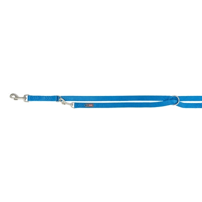 Trixie guinzaglio per cani premium con doppia cucitura regolabile blu royal