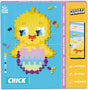 Plus-plus puzzle con numeri pulcino 250 pezzi - 3964 - puzzle e giocattoli da costruire in uno - da 5 anni