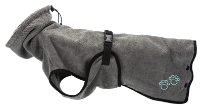Trixie accappatoio per cani in spugna grigio