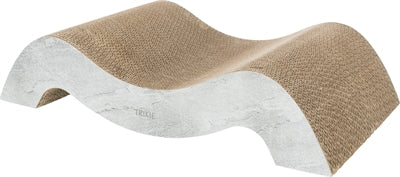 Trixie tappetino antigraffio in cartone xxl grigio onda
