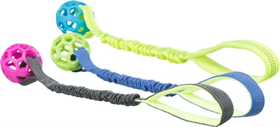 Trixie bungee tugger con pallina in assortimento