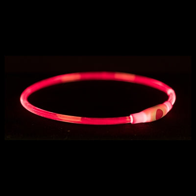 Trixie collare luminoso USB flash light ricaricabile TPU multi