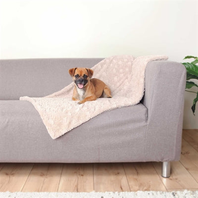 Trixie coperta per cani in morbido pile beige