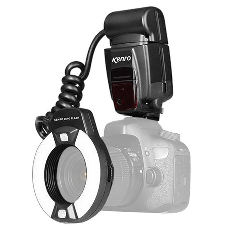 Flash macro anulare Kenro TTL KFL201C per Canon