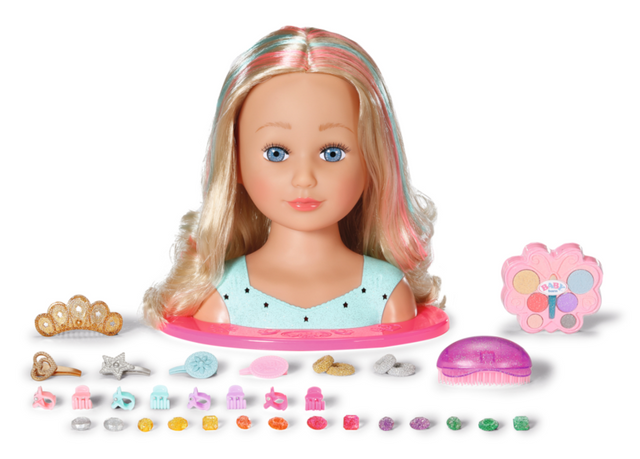 Zapf Creation Baby Born Styling Trucco e Testa da Principessa - 27 cm