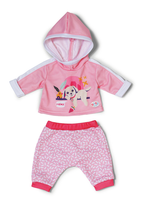 Tuta jogging babyborn rosa (43 cm)